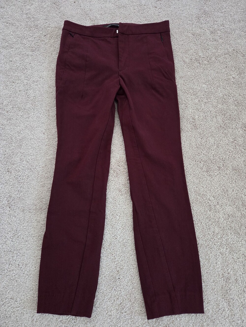 Zara Burgundy Small Pants